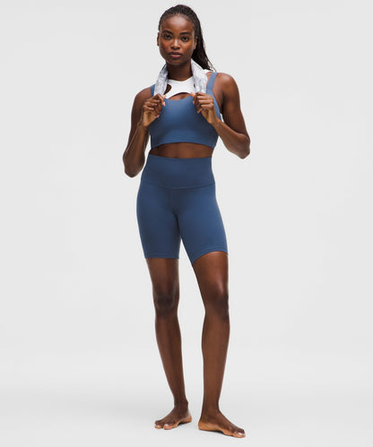 Lululemon lululemon Align High-Rise Short 8" Blue Twill