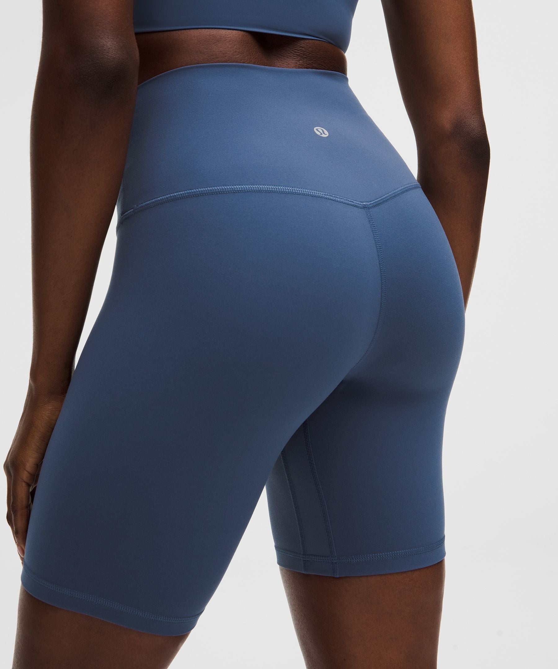Lululemon lululemon Align High-Rise Short 8" Blue Twill