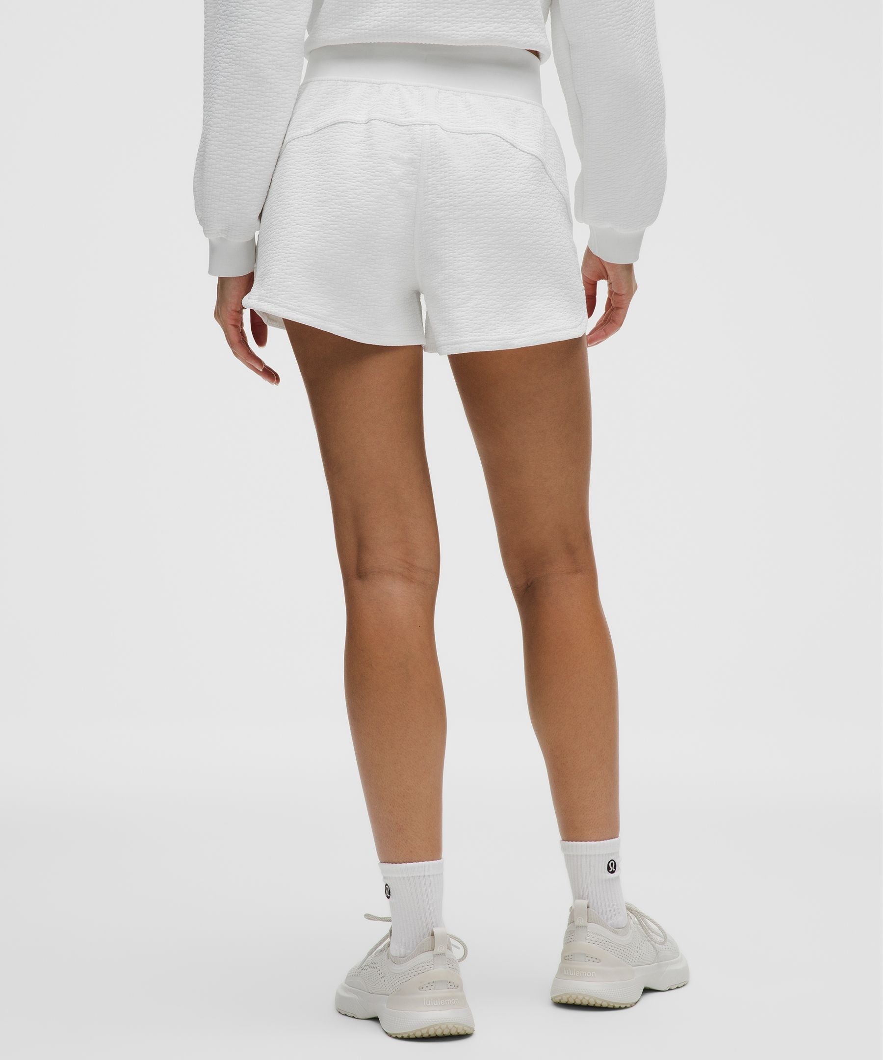 Lululemon Women's Textured Classic-Fit High-Rise Short 3"