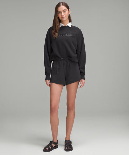 Lululemon Court Rival High-Rise Short 3" Black/White