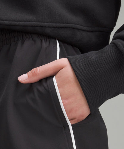 Lululemon Court Rival High-Rise Short 3" Black/White