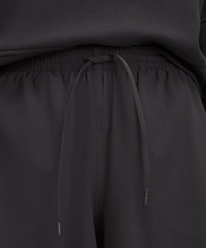 Lululemon Court Rival High-Rise Short 3" Black/White