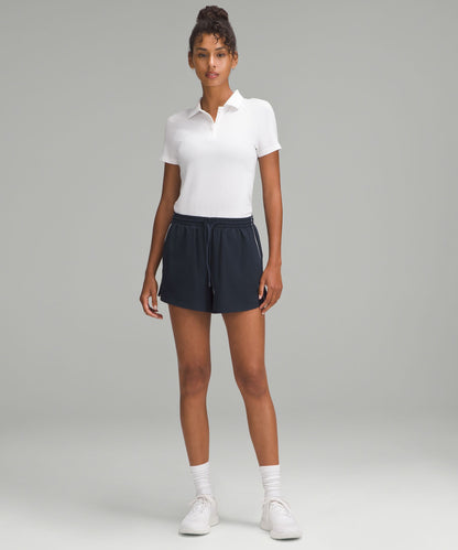 Lululemon Court Rival High-Rise Short 3" True Navy/White