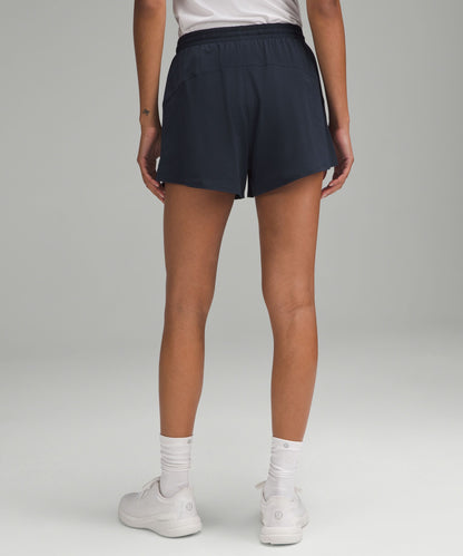 Lululemon Court Rival High-Rise Short 3" True Navy/White