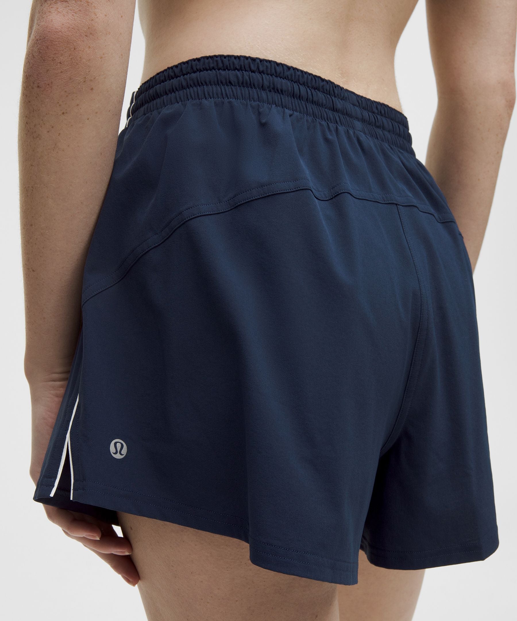 Lululemon Court Rival High-Rise Short 3" Club Blue/White
