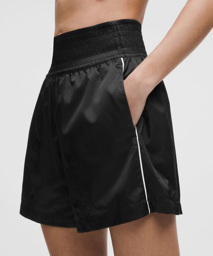 Lululemon Women's Stretch Satin Nylon Super-High-Rise Short 5"