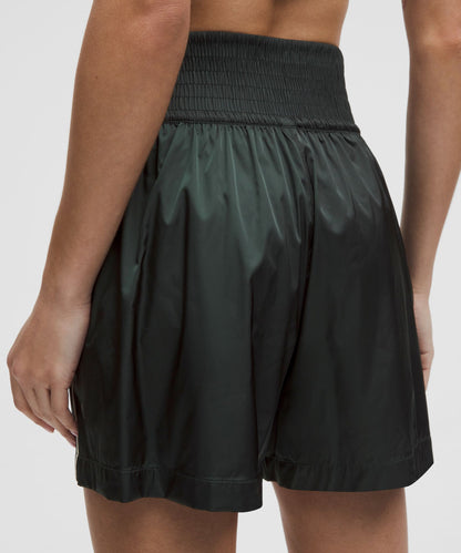Lululemon Women's Stretch Satin Nylon Super-High-Rise Short 5"