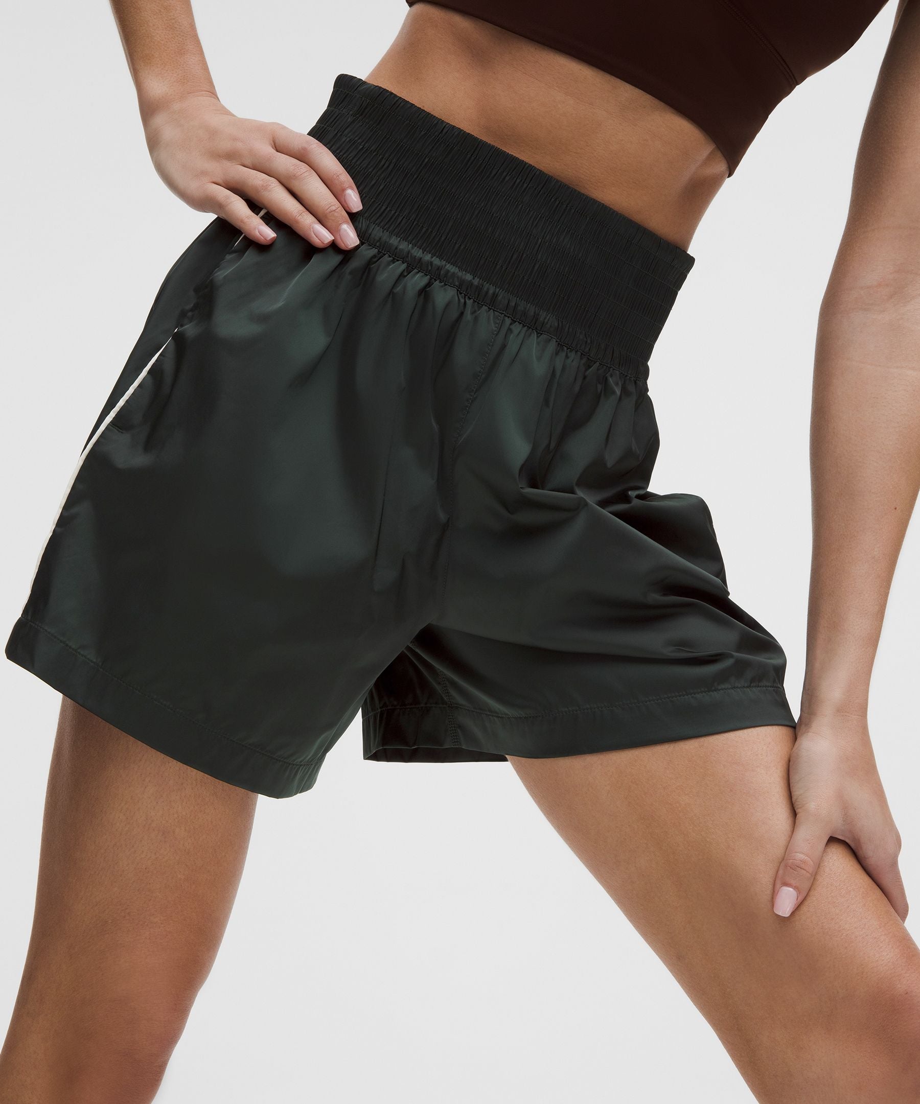 Lululemon Women's Stretch Satin Nylon Super-High-Rise Short 5"