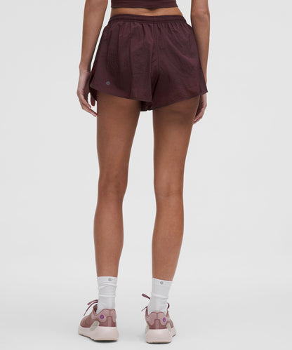 Lululemon Women's Dolphin-Hem Mid-Rise Running Short 3"