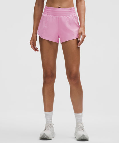 Lululemon Hotty Hot High-Rise Lined Short 2.5" Pink Frosting