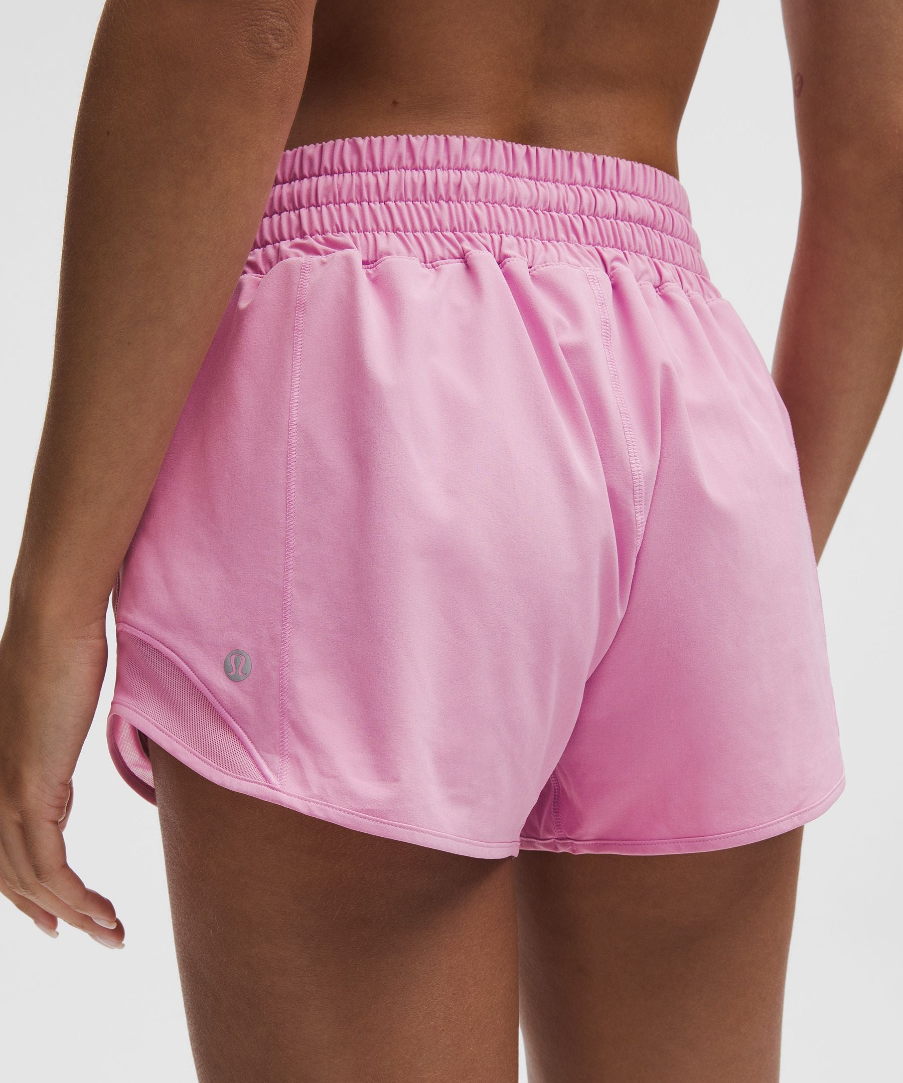 Lululemon Hotty Hot High-Rise Lined Short 2.5" Pink Frosting