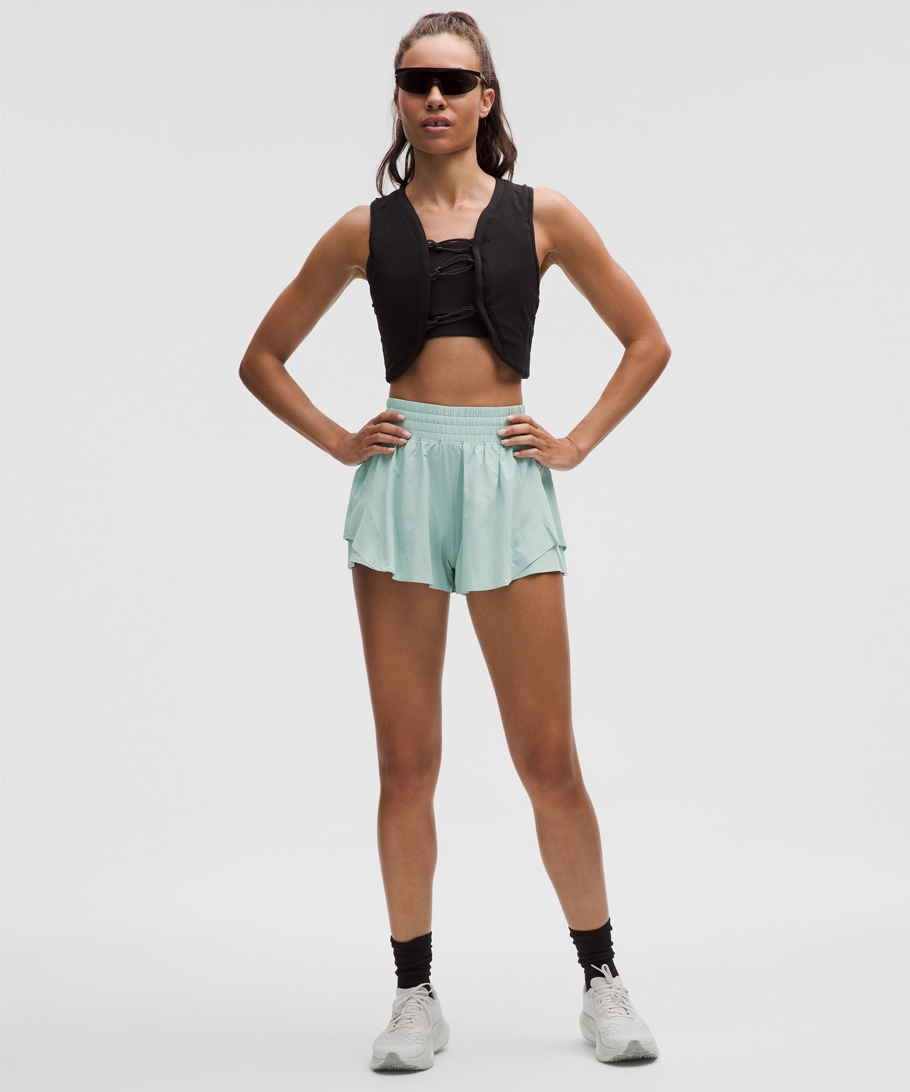 Lululemon Shake It Out High-Rise Running Short 2.5" Sea Water