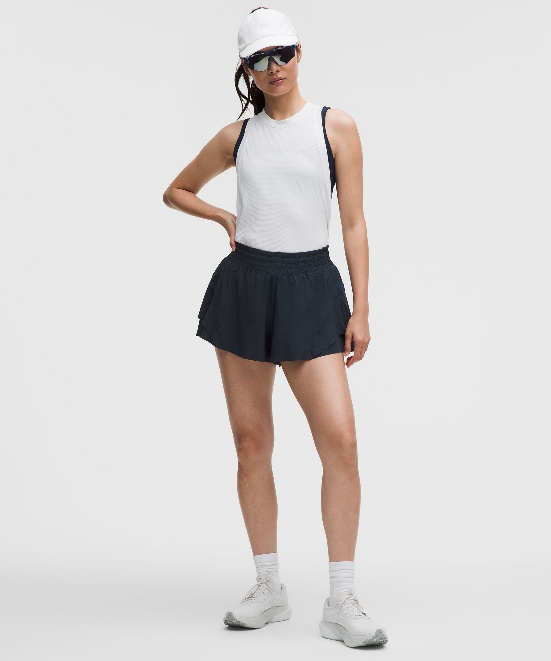 Lululemon Shake It Out High-Rise Running Short 2.5" True Navy