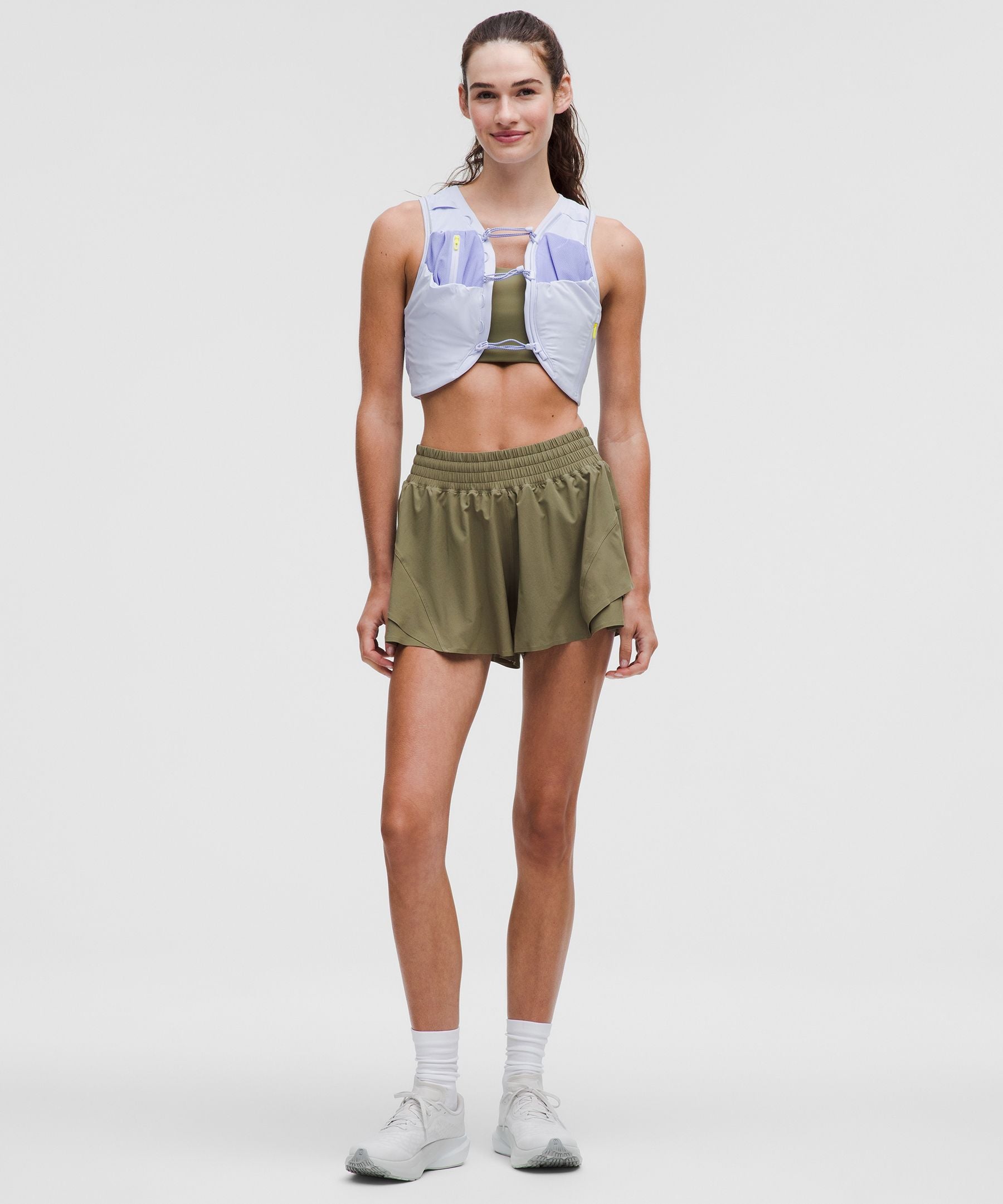 Lululemon Shake It Out High-Rise Running Short 2.5" Bay Leaf