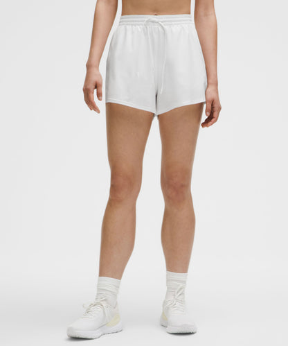 Lululemon Court Rival High-Rise Short 3" White