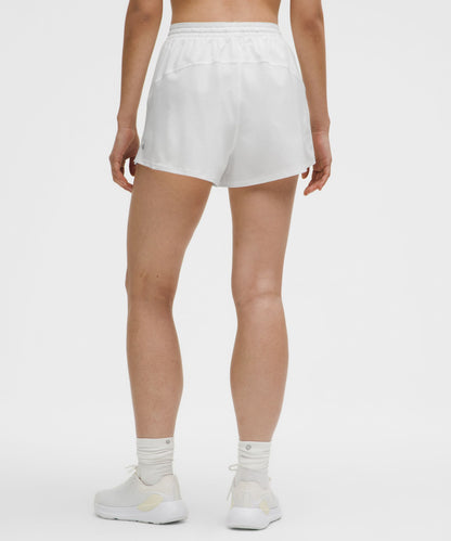 Lululemon Court Rival High-Rise Short 3" White