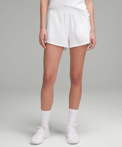 Lululemon Court Rival High-Rise Short 3" White/White