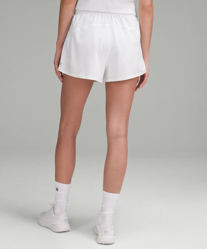 Lululemon Court Rival High-Rise Short 3" White/White