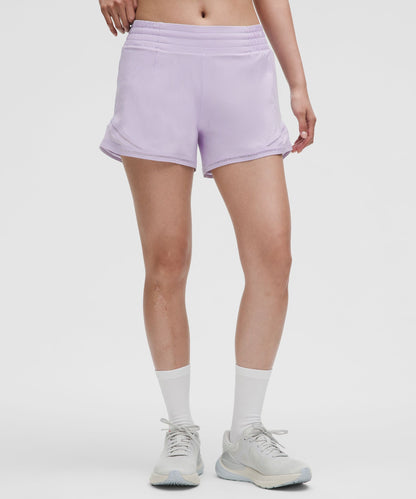 Lululemon Women's Hotty Hot High-Rise Lined Short 4" *Lace Trim