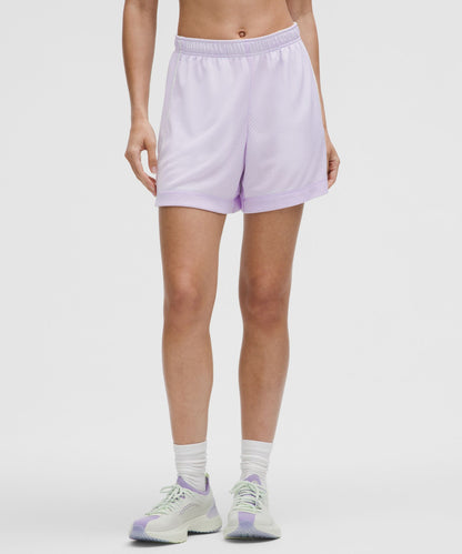 Lululemon Women's Double-Layered Mesh Mid-Rise Short 5"