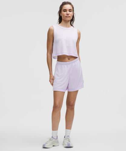 Lululemon Women's Double-Layered Mesh Mid-Rise Short 5"
