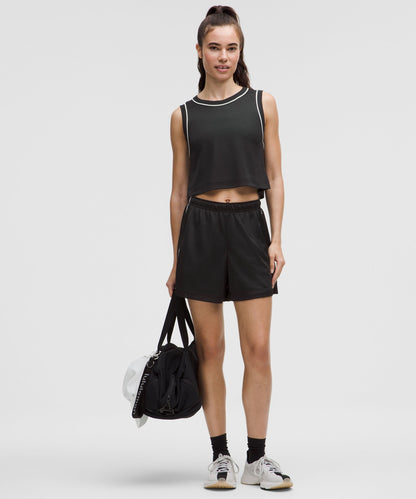 Lululemon Women's Double-Layered Mesh Mid-Rise Short 5"