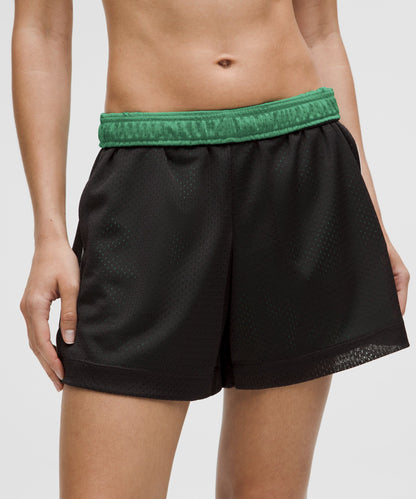 Lululemon Women's Double-Layered Mesh Mid-Rise Short 5"