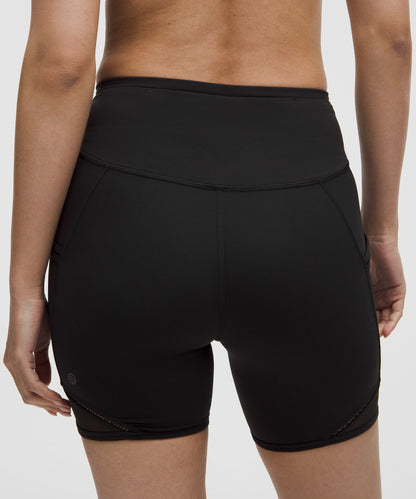 Lululemon Women's Fast and Free High-Rise Lace Trim Short 6" *5 Pocket