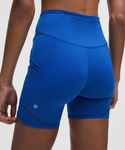 Lululemon Women's Fast and Free High-Rise Lace Trim Short 6" *5 Pocket