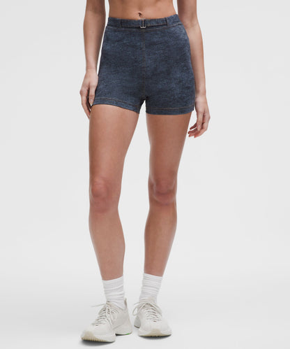 Lululemon Women's Everlux Denim-Print Short 3" *Denim Dreams Set