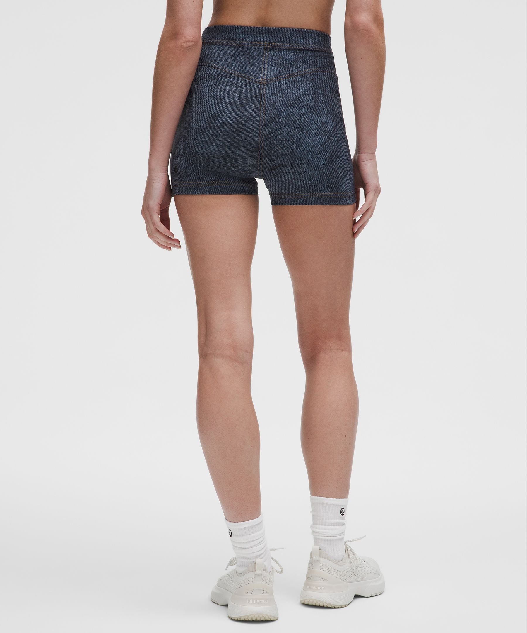 Lululemon Women's Everlux Denim-Print Short 3" *Denim Dreams Set