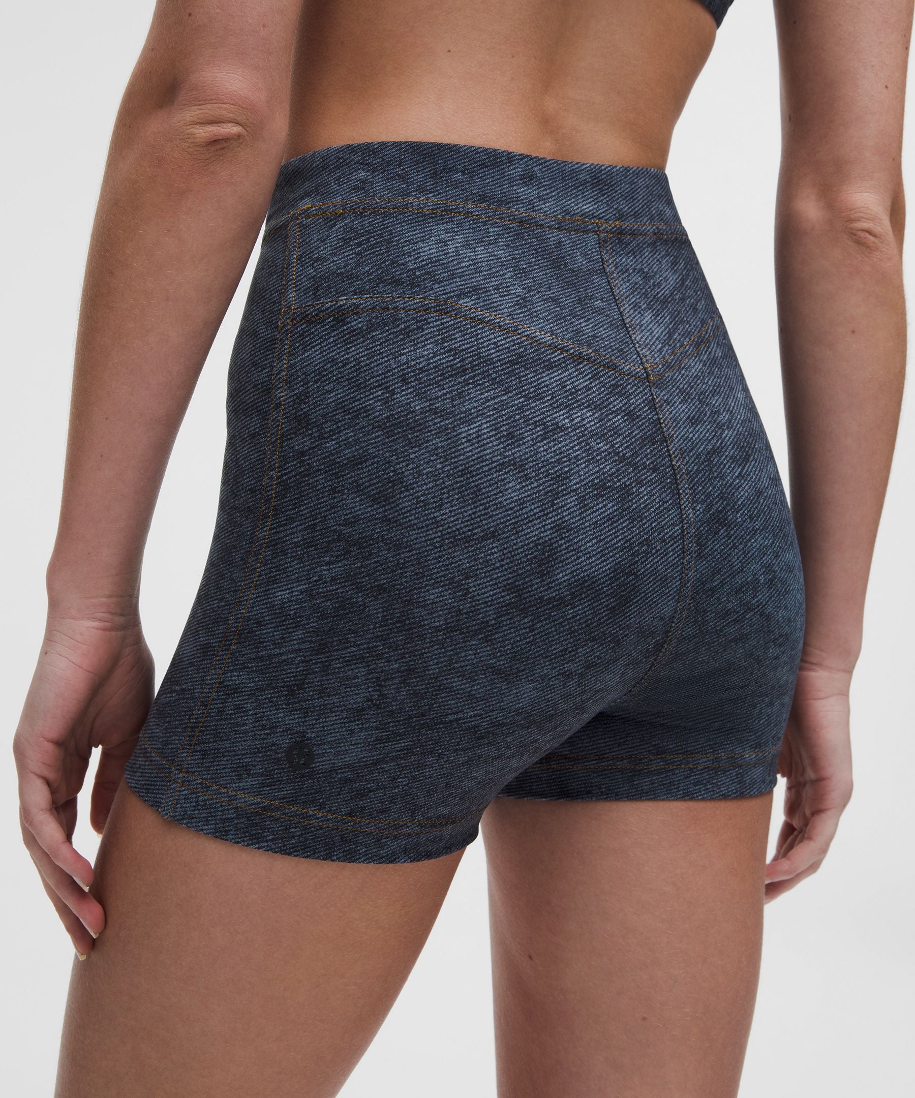 Lululemon Women's Everlux Denim-Print Short 3" *Denim Dreams Set