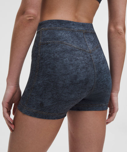 Lululemon Women's Everlux Denim-Print Short 3" *Denim Dreams Set