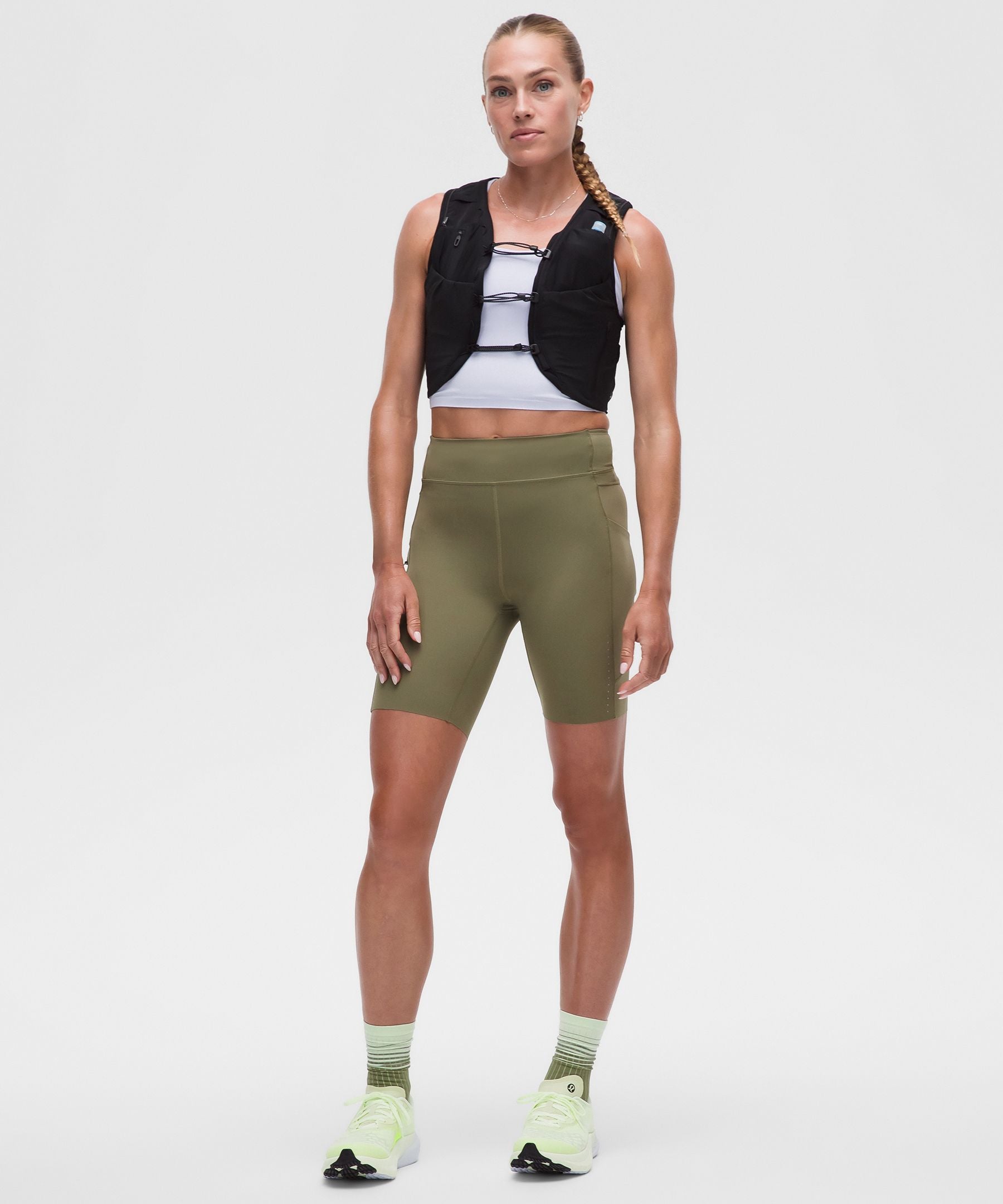 Lululemon Women's Fast and Free Short 8" Light *Special Edition Bay Leaf