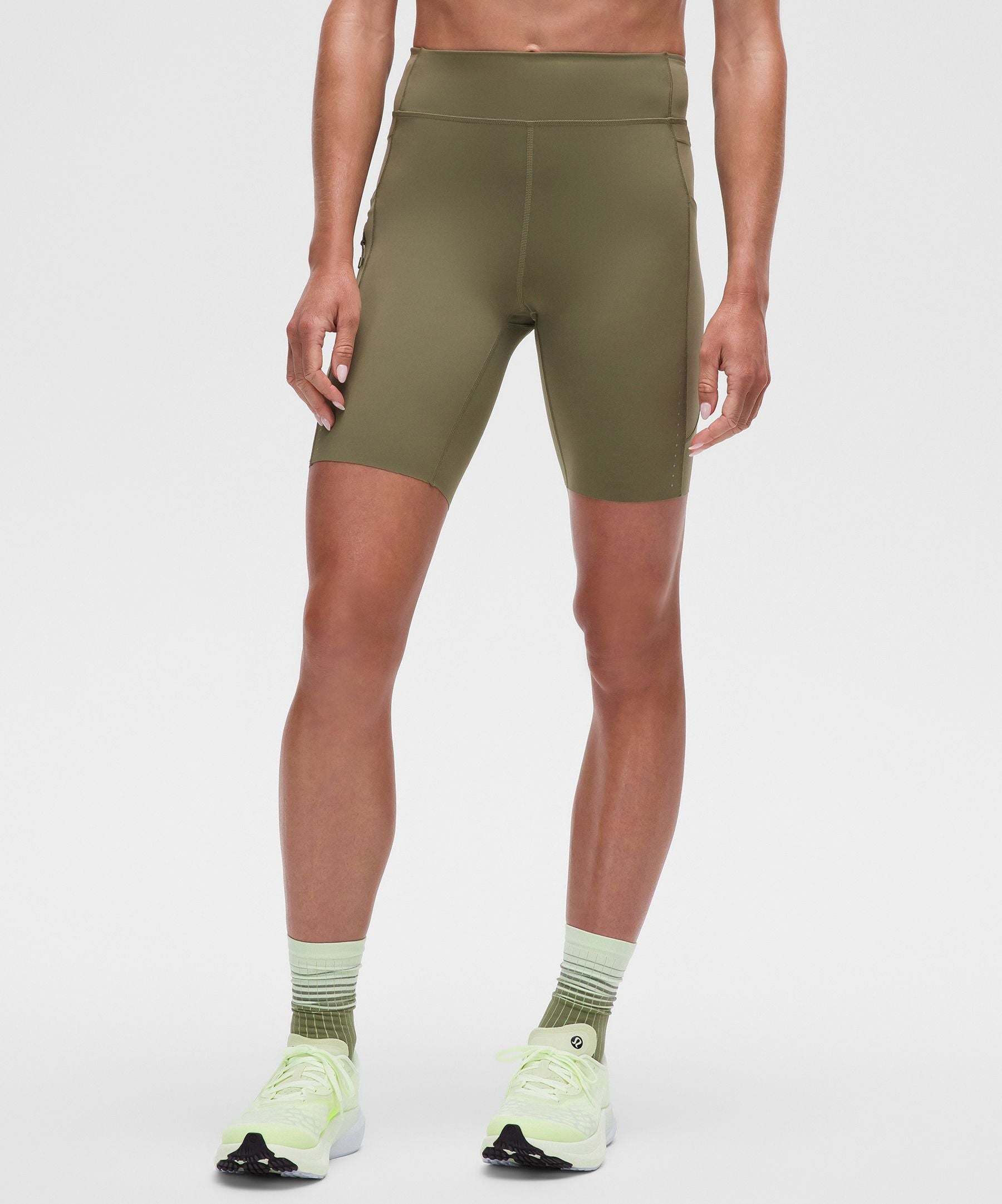 Lululemon Women's Fast and Free Short 8" Light *Special Edition Bay Leaf