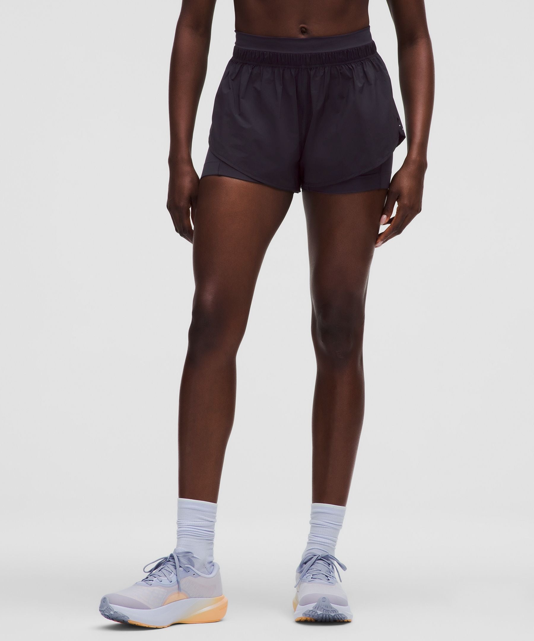 Lululemon Translucent 2-in-1 High-Rise Short 3" Nightmoth