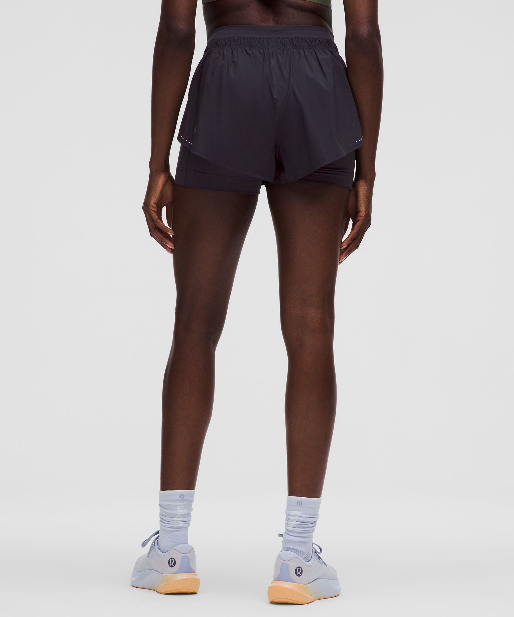 Lululemon Translucent 2-in-1 High-Rise Short 3" Nightmoth
