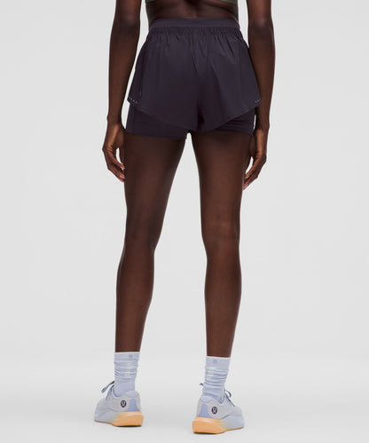 Lululemon Translucent 2-in-1 High-Rise Short 3" Nightmoth
