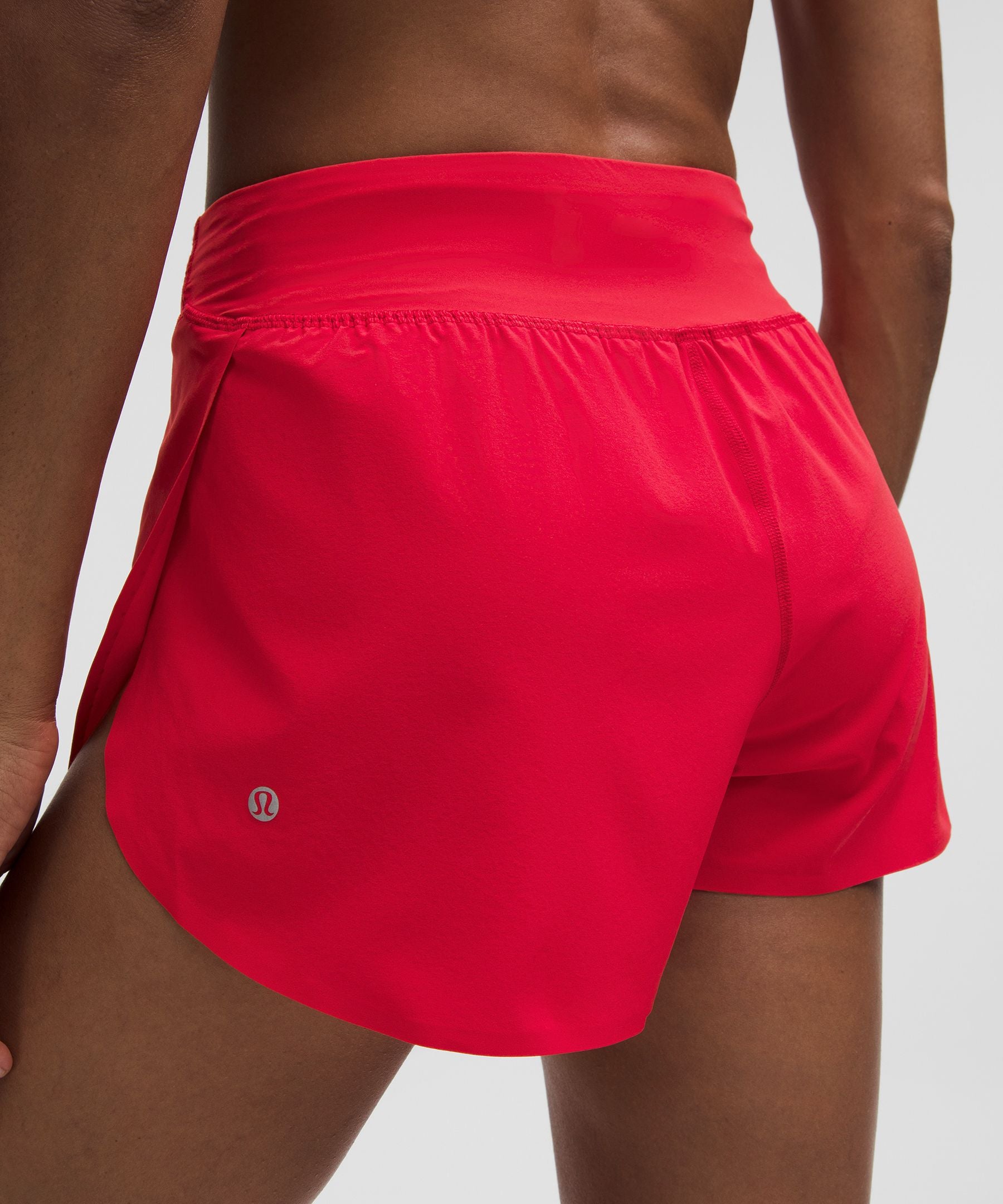 Lululemon Fast and Free High-Rise Classic-Fit Split Short 3" Lulu Red