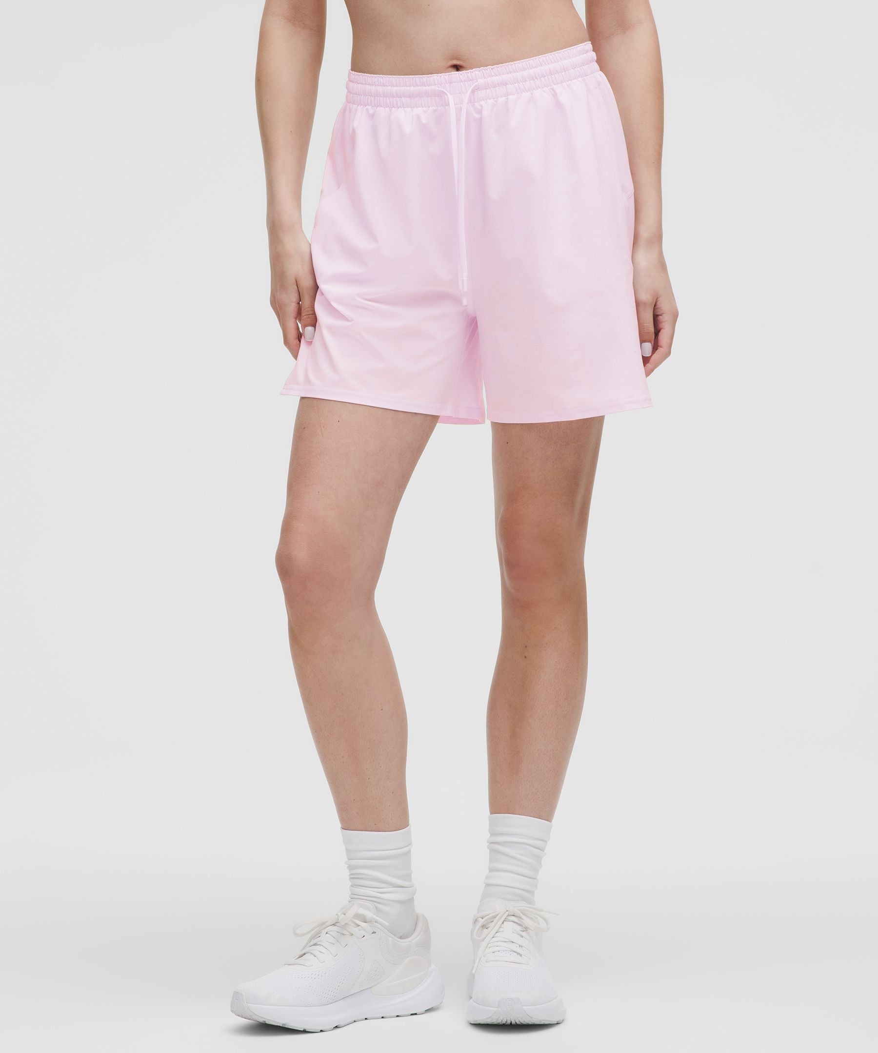 Lululemon Pace Rival High-Rise Short 5" Pink Organza