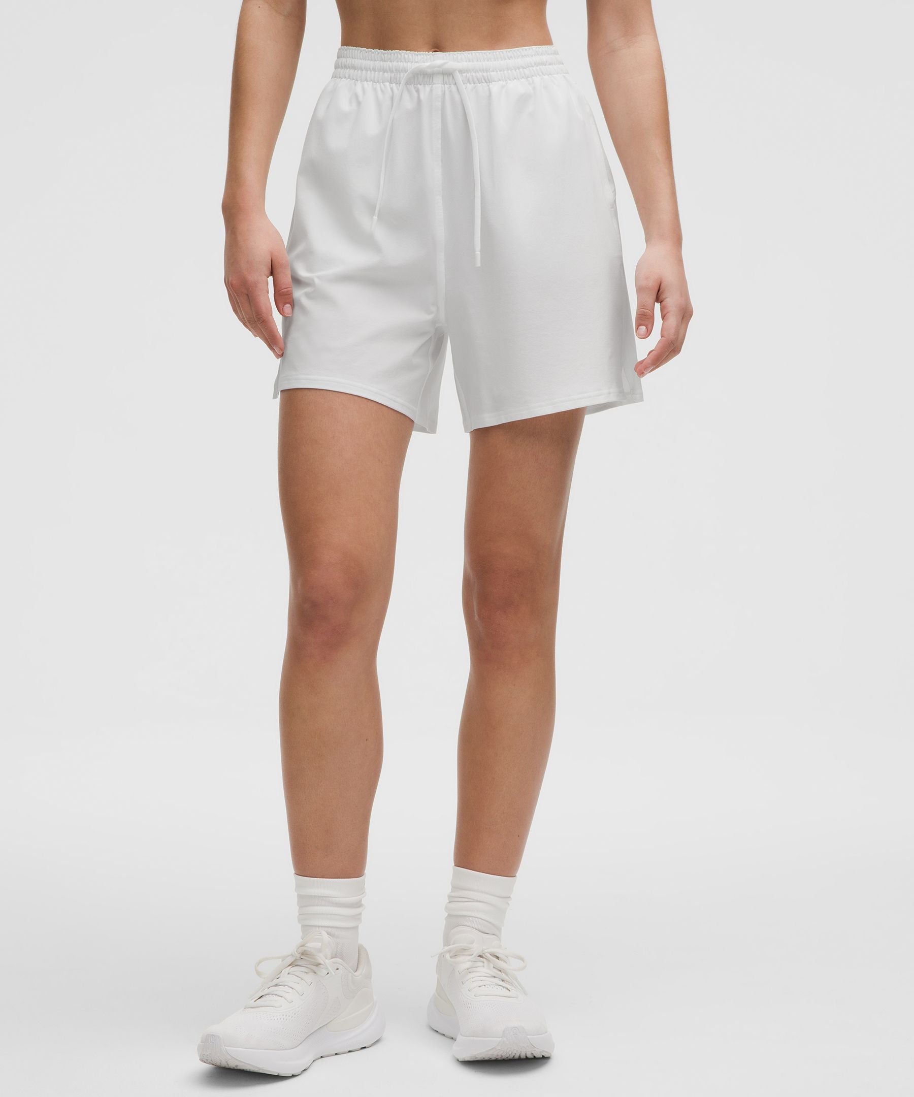 Lululemon Pace Rival High-Rise Short 5" White