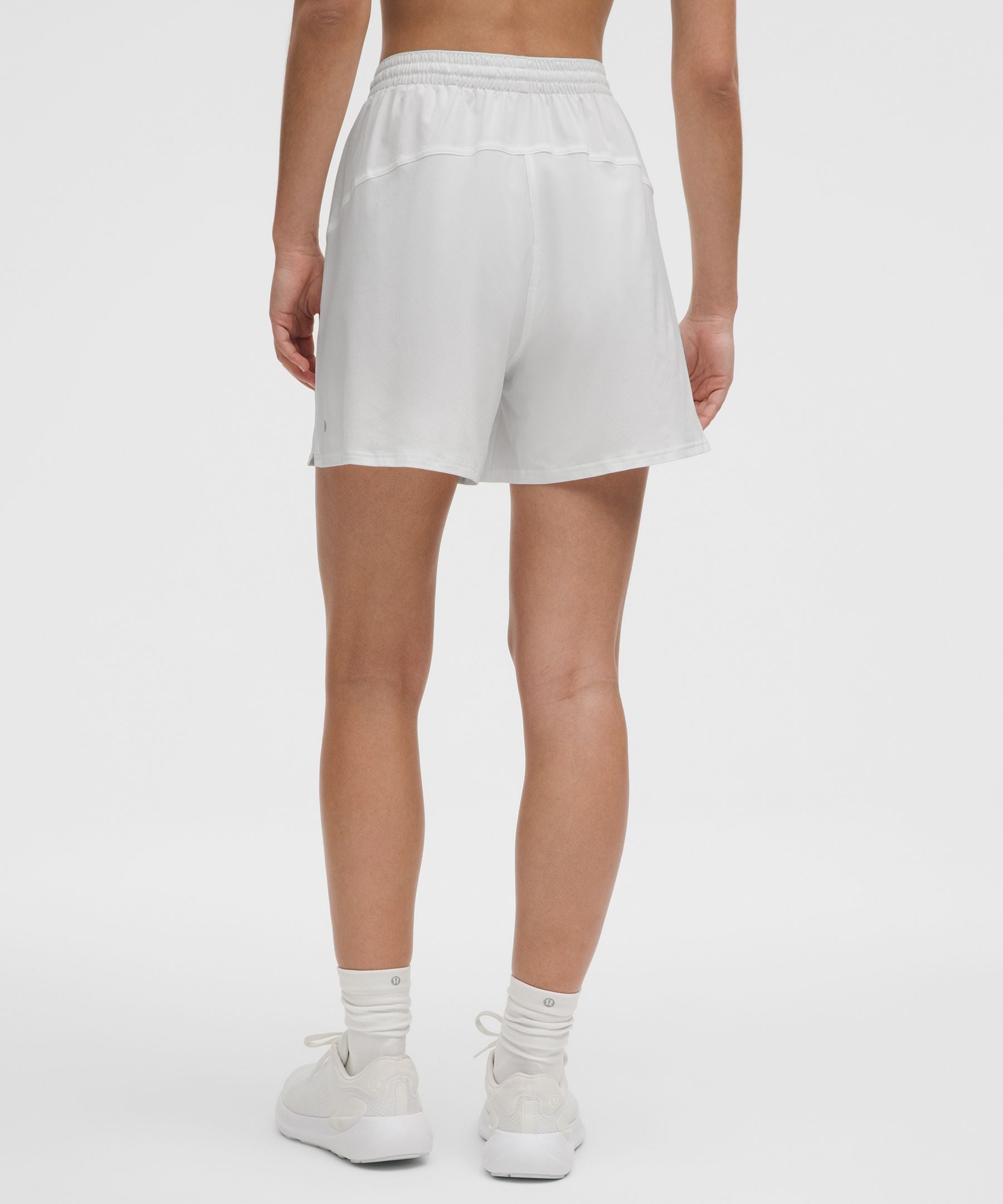 Lululemon Pace Rival High-Rise Short 5" White