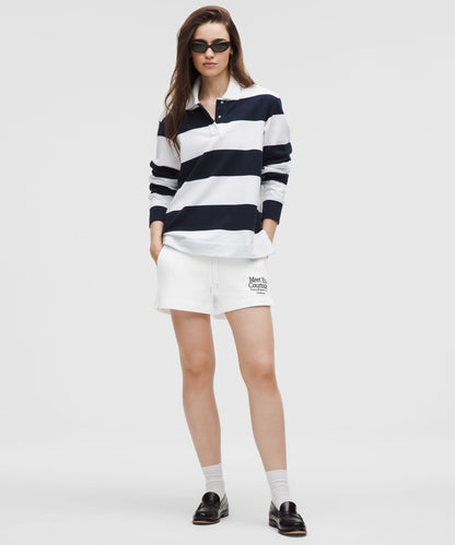 Lululemon Women's French Terry Mid-Rise Tennis Short *Graphic