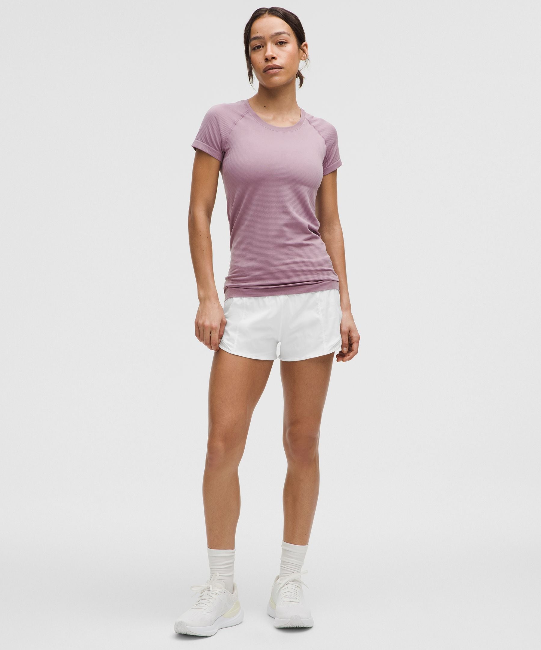 Lululemon Hotty Hot High-Rise Lined Short 2.5" White