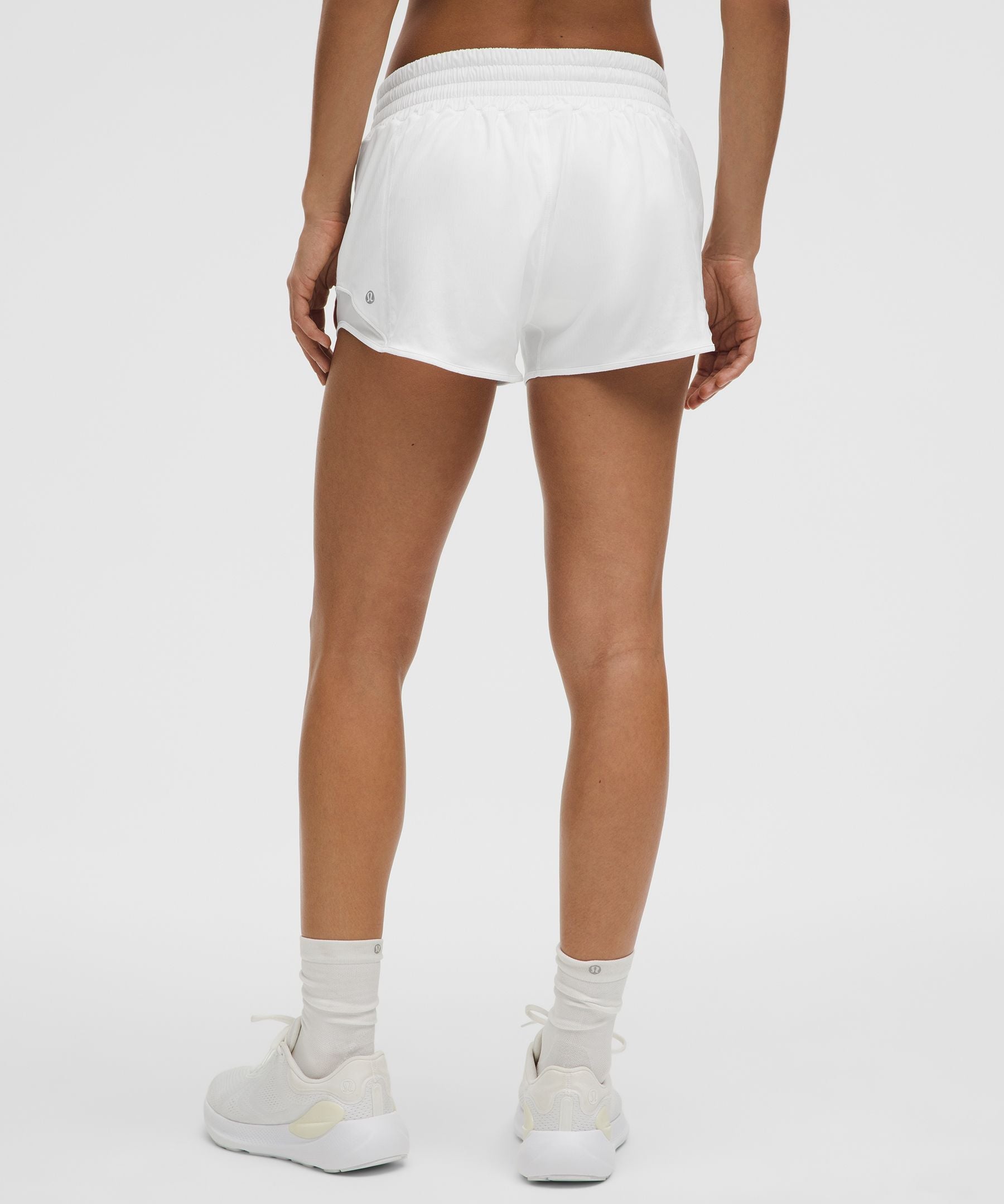 Lululemon Hotty Hot High-Rise Lined Short 2.5" White