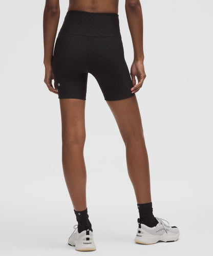 Lululemon Women's 3D Jacquard Diamond Train High-Rise Short 6"
