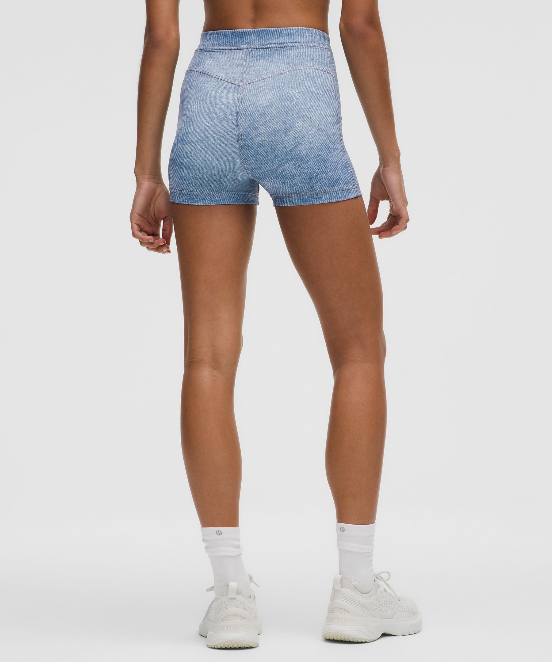 Lululemon Women's Everlux Denim-Print Short 3" *Denim Dreams Set