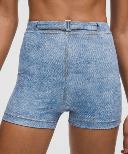 Lululemon Women's Everlux Denim-Print Short 3" *Denim Dreams Set