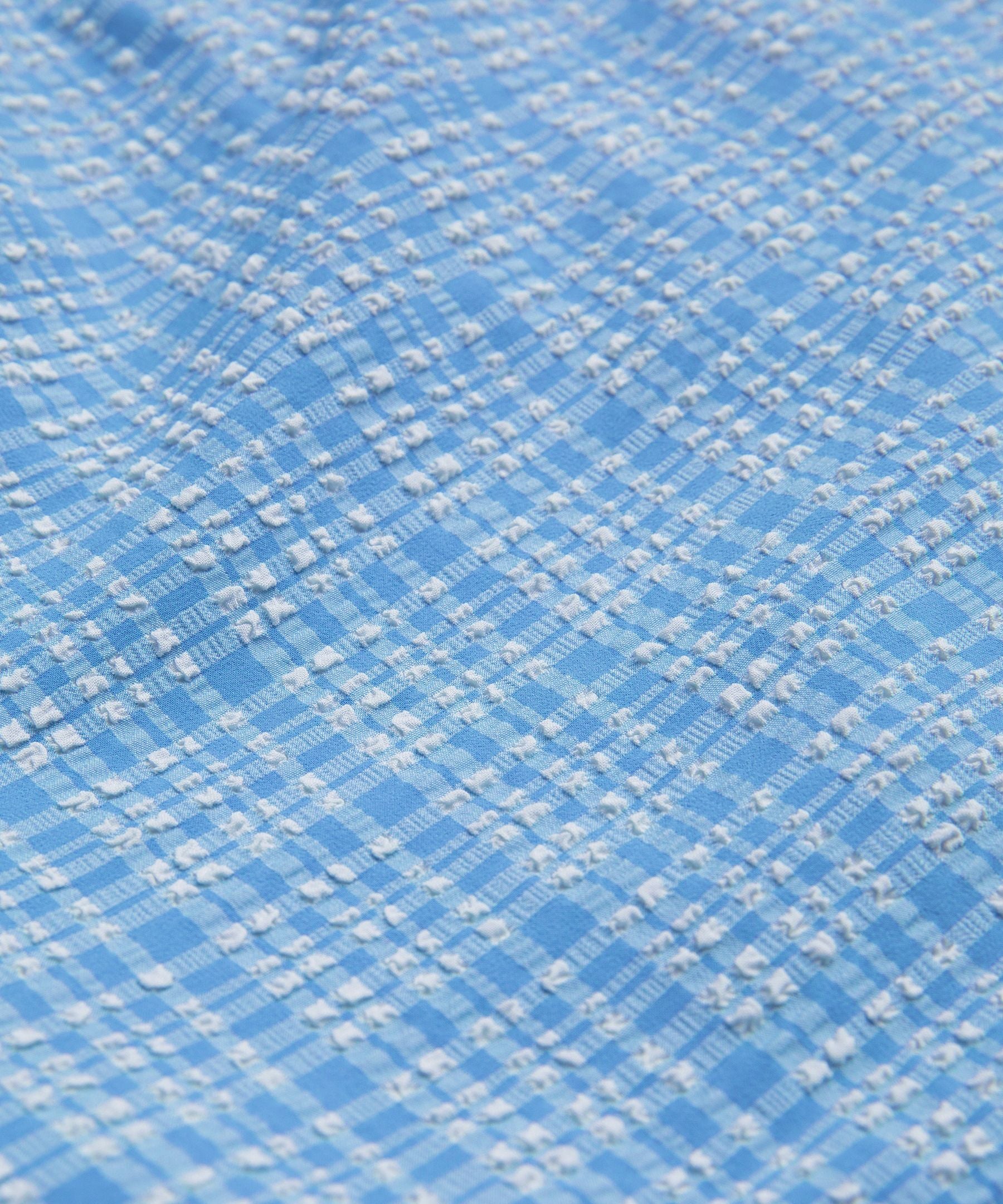 Lululemon Women's Seersucker Check Mid-Rise Pull-On Short 3"