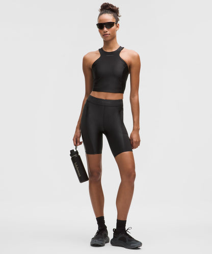 Lululemon Women's Satin Shine Panelled High-Rise Short 8" *Wordmark